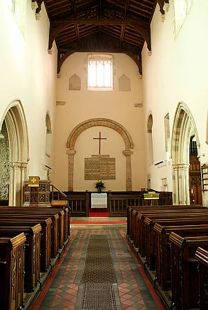 Deerhurst Priory - The Nave
